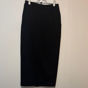 Forever 21 Long Black Pencil Skirt